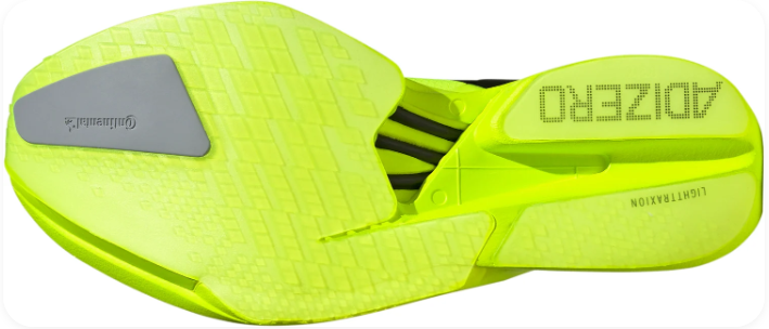 adidas Adizero Adios Pro 4 Men's Running Shoes - Solar Yellow / Aurora Plum