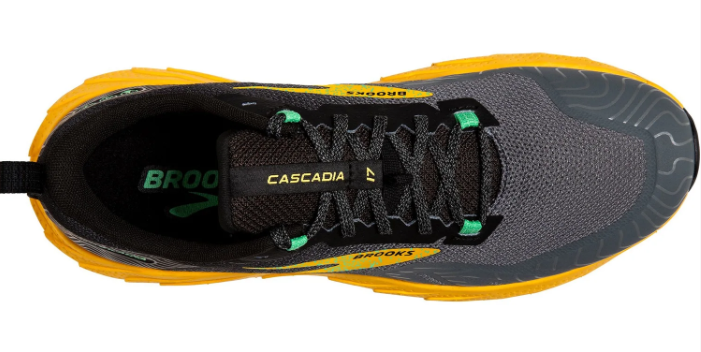 Brooks Cascadia 17 Men's Trail Running Shoes – Grey / Yellow
