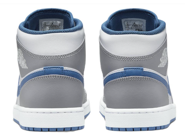 Air Jordan 1 Mid 'Cement Grey True Blue' – DQ8426-014