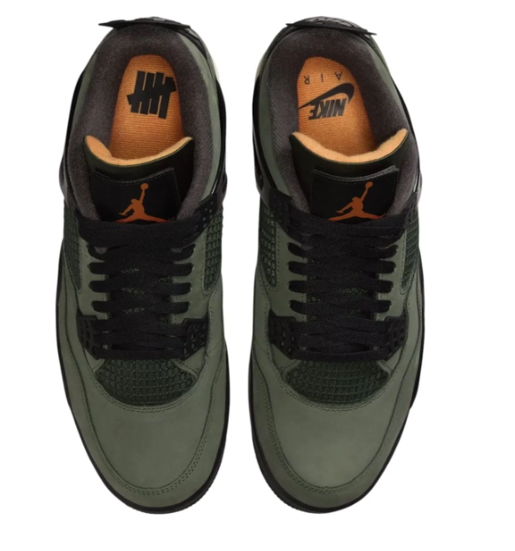Air Jordan 4 x Undefeated 'Deep Green' IB1519-200