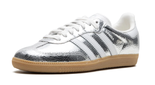 Adidas Samba OG WMNS 'Silver Metallic Cracked' | JR0035