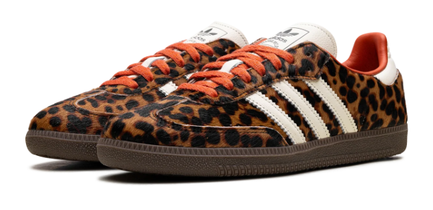 Adidas Samba OG WMNS 'Leopard Pack' – Cream / Orange (JI2734)
