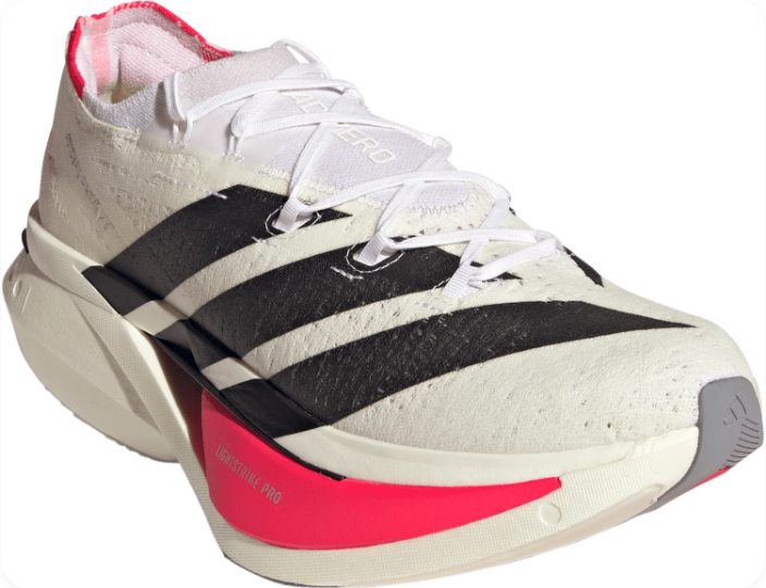 adidas Adizero Prime X 3 Strung Men's Running Shoes – White / Lucid Red