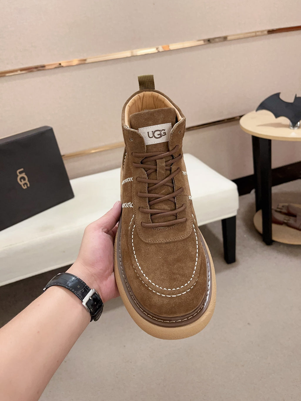 UGG Men's Chukka Lace-Up Boot — Tan Suede
