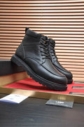 UGG Men's Moc-Toe Leather Boot — Black