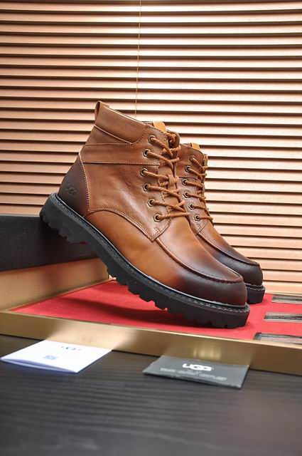 UGG Men's Moc-Toe Leather Boot — Tan