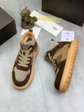 UGG Men's Chocolate Brown Sherpa-Lined High-Top Sneaker