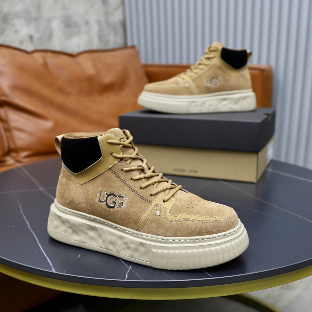UGG Men's Sand Suede High-Top Sneaker Boot