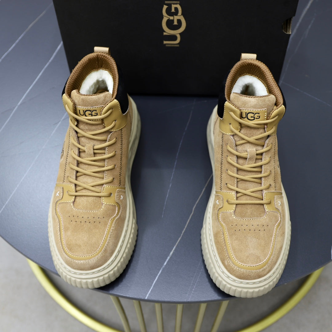 UGG Men's Sand Suede High-Top Sneaker Boot