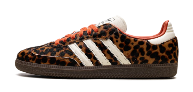 Adidas Samba OG WMNS 'Leopard Pack' – Cream / Orange (JI2734)