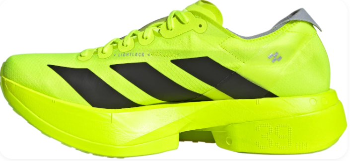 adidas Adizero Adios Pro 4 Men's Running Shoes - Solar Yellow / Aurora Plum