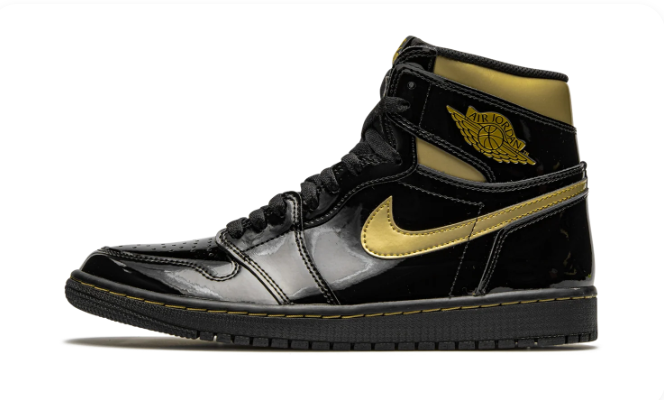 Air Jordan 1 Retro High OG 'Black/Metallic Gold' – 555088-032