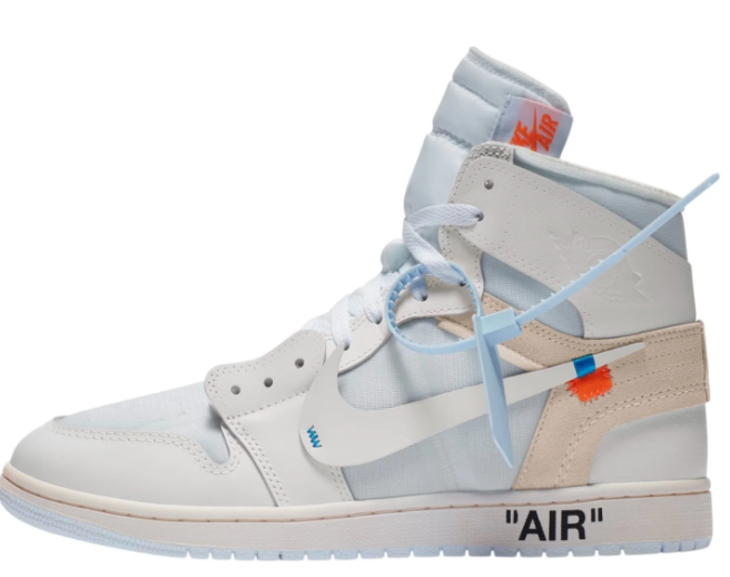 Air Jordan 1 Retro High 'Virgil Abloh Archive - Alaska' AA3834-100