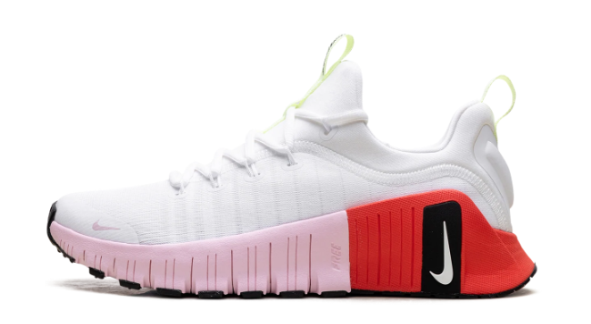Nike Free Metcon 6 WMNS 'White/Barely Volt/Bright Crimson' | IB4526-100